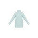 Sage Rolled Neck Super Chunky Knit Sweater Dress