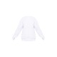 White Oversized Fit Sweatshirt