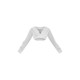 White Satin Bardot Twist Front Crop Blouse