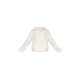 Maternity Cream Quarter Zip Long Sleeve Sweatshirt