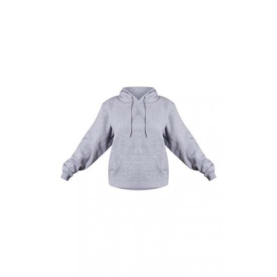 Grey Marl Oversized Sweat Hoodie