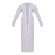 Light Grey Maxi Knitted Cardigan